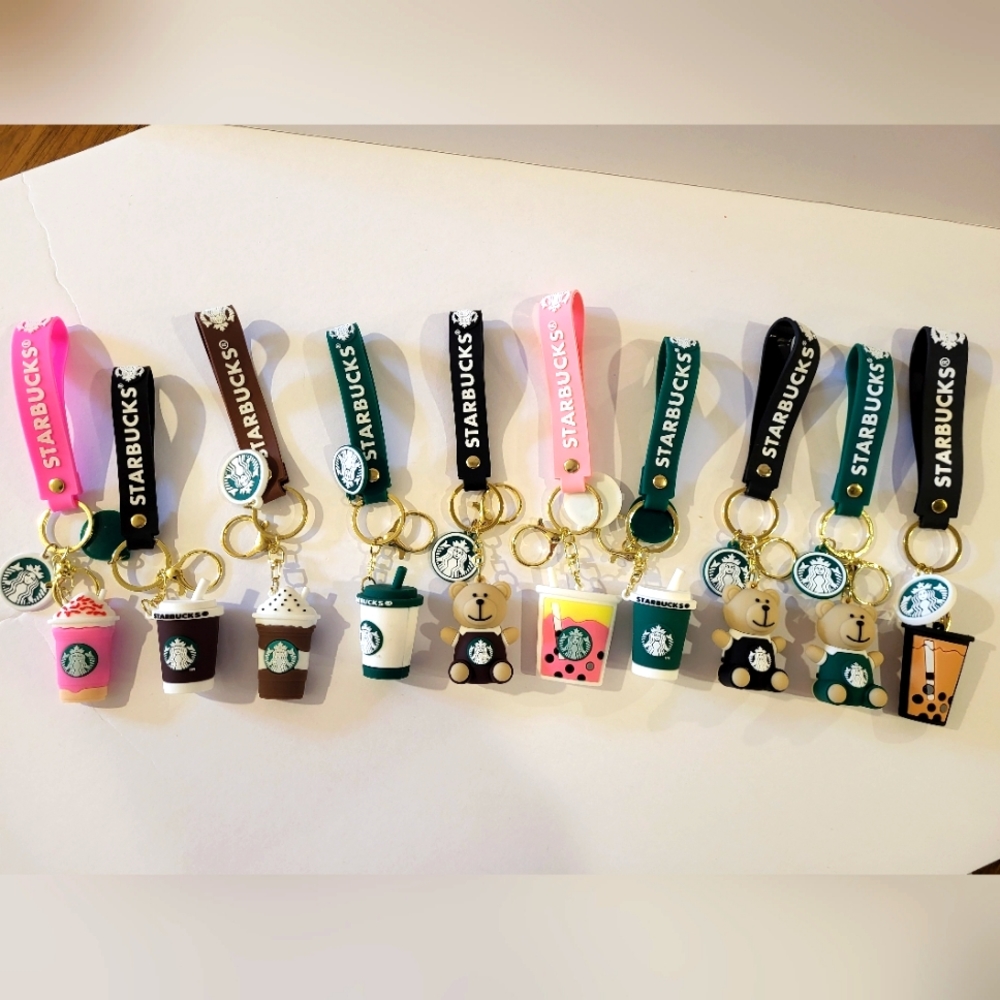 Starbucks Keychains - Pick one🧜🏽‍♀️